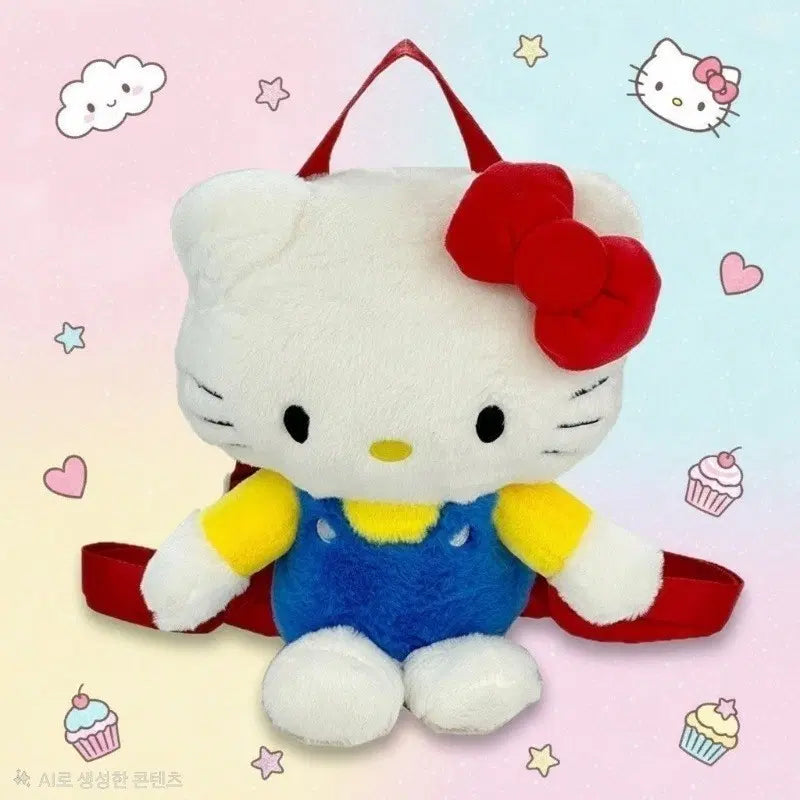 [BUNJANG] Hello Kitty 30cm Backpack / 키티 배낭 30cm