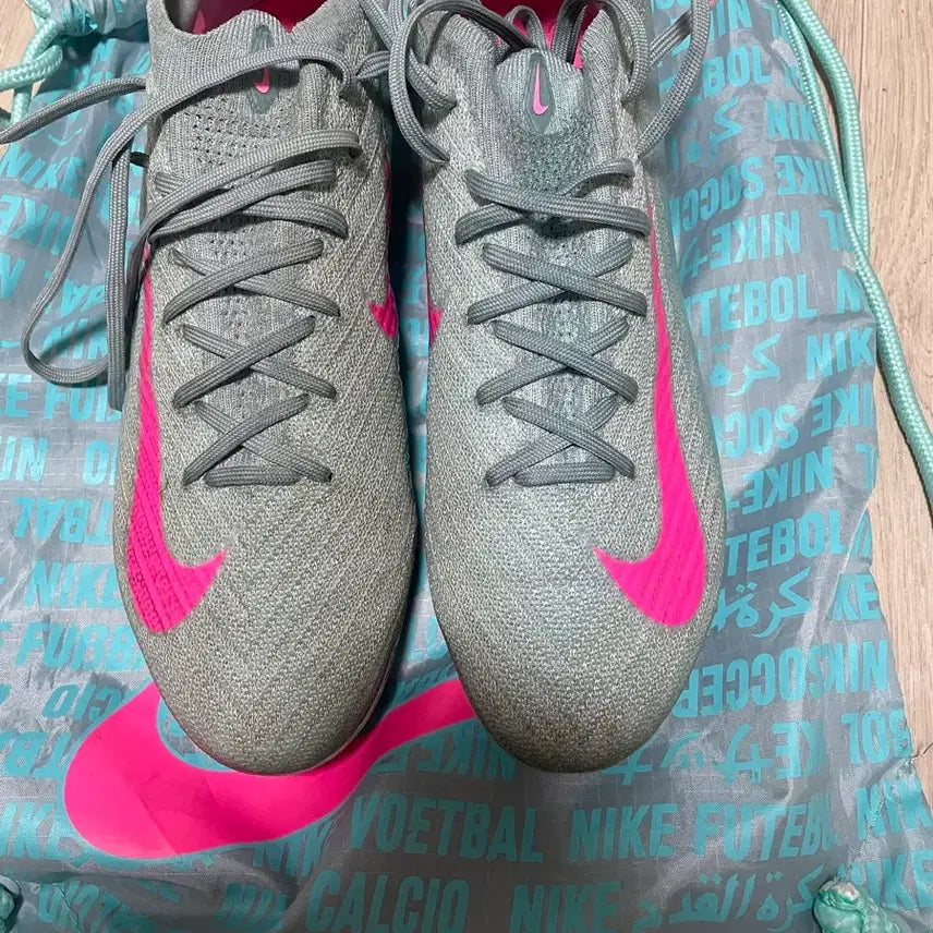 [BUNJANG] Nike Mercurial Vapor 16 FG Mint Pink Football Boots 270mm / 나이키 머큐리얼16 베이퍼 민트핑크 270