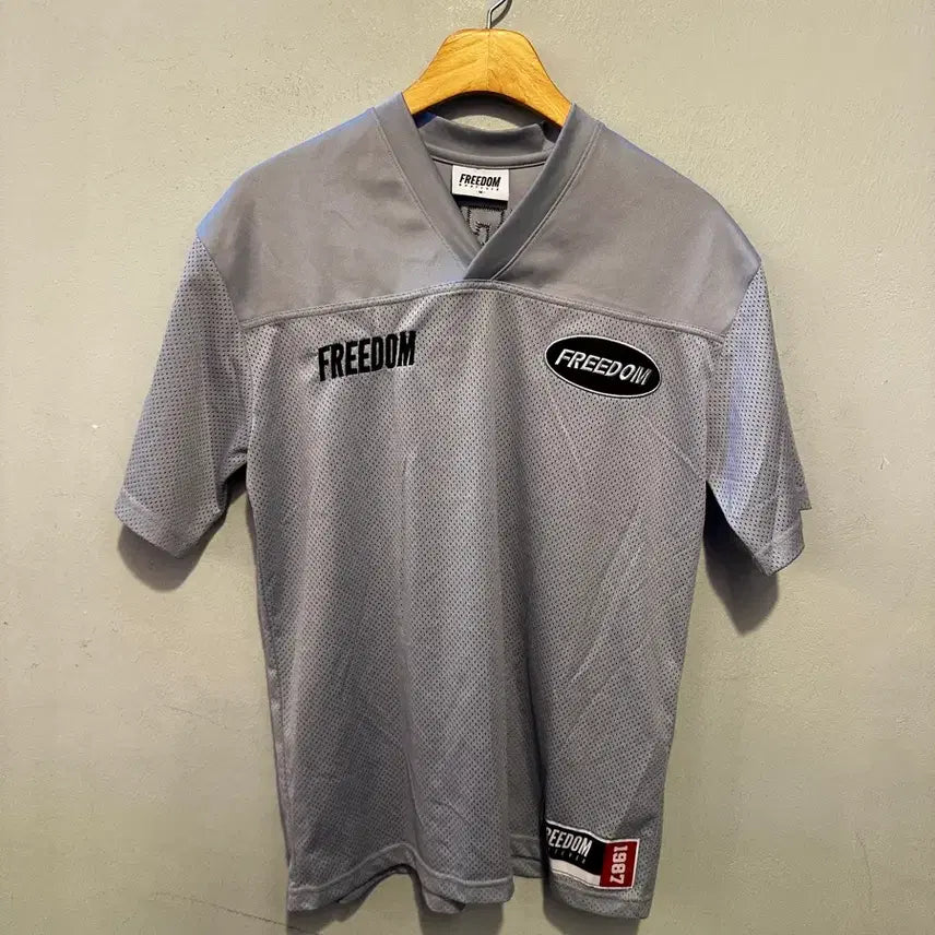 [BUNJANG] Freedom Authentic Rugby T-Shirt / 프리덤 정품 럭비티