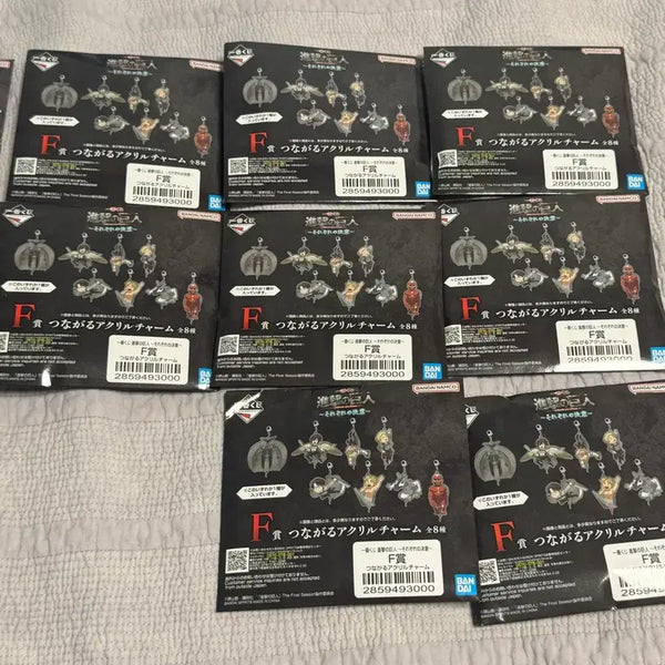 [BUNJANG] Attack on Titan Can Badge & Keyring Bundle / 진격의거인 캔배찌, 키링