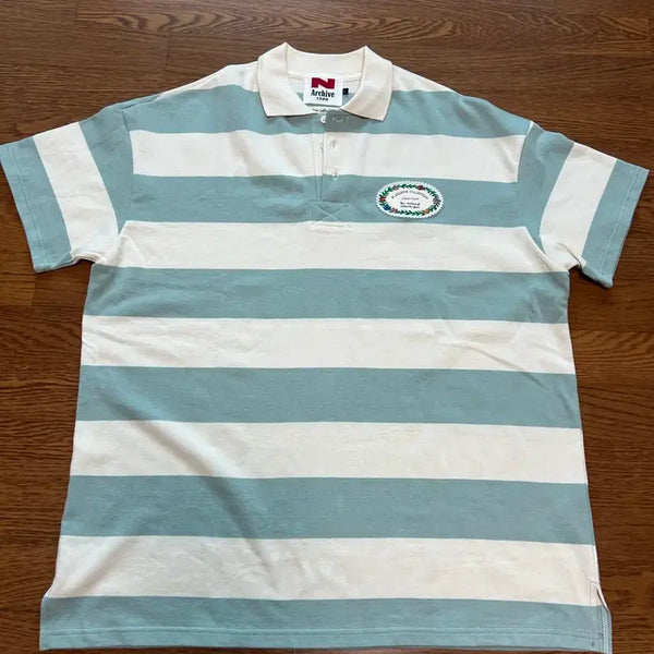 [BUNJANG] Beyond Closet N archive Rugby T-shirt Polo Shirt / 비욘드클로젯 엔아카이브 럭비티셔츠 카라티 폴로티
