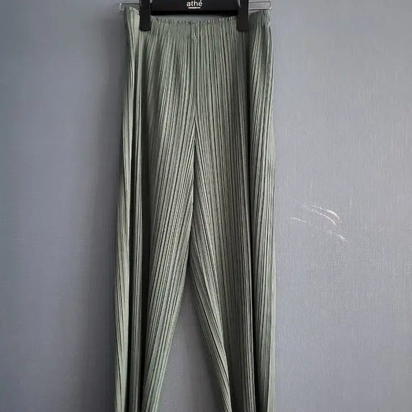 [BUNJANG] Pleats Please Wide Pants Beige / 플리츠플리즈 와이드 팬츠