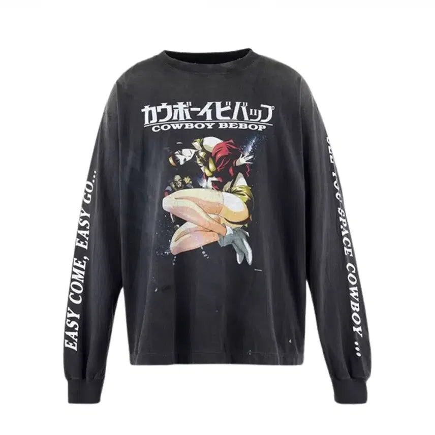 [BUNJANG] Saint Michael x Cowboy Bebop Long Sleeve Shirt / [L,XL] 세인트 미카엘 x 카우보이 비밥 긴팔