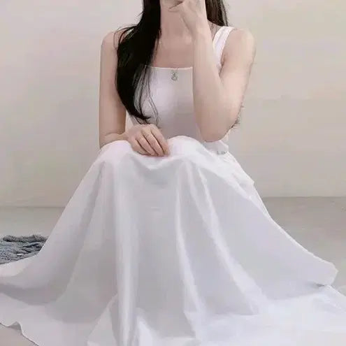 [BUNJANG] Bring It Flare Sleeveless Long Dress / 브링잇 플레어 나시 롱원피스 새상품