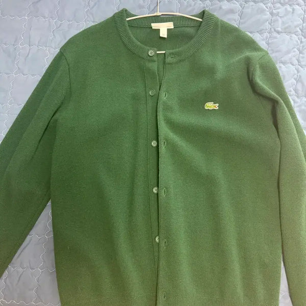 [BUNJANG] Lacoste Cardigan Green / 라코스테 가디건 그린