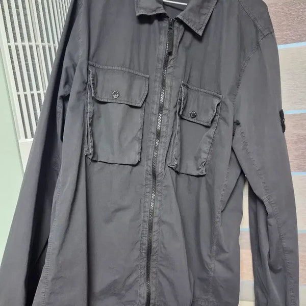[BUNJANG] Stone Island Over-shirt Charcoal XL / 스톤아일랜드 오버셔츠 올드이팩트 XL 차콜