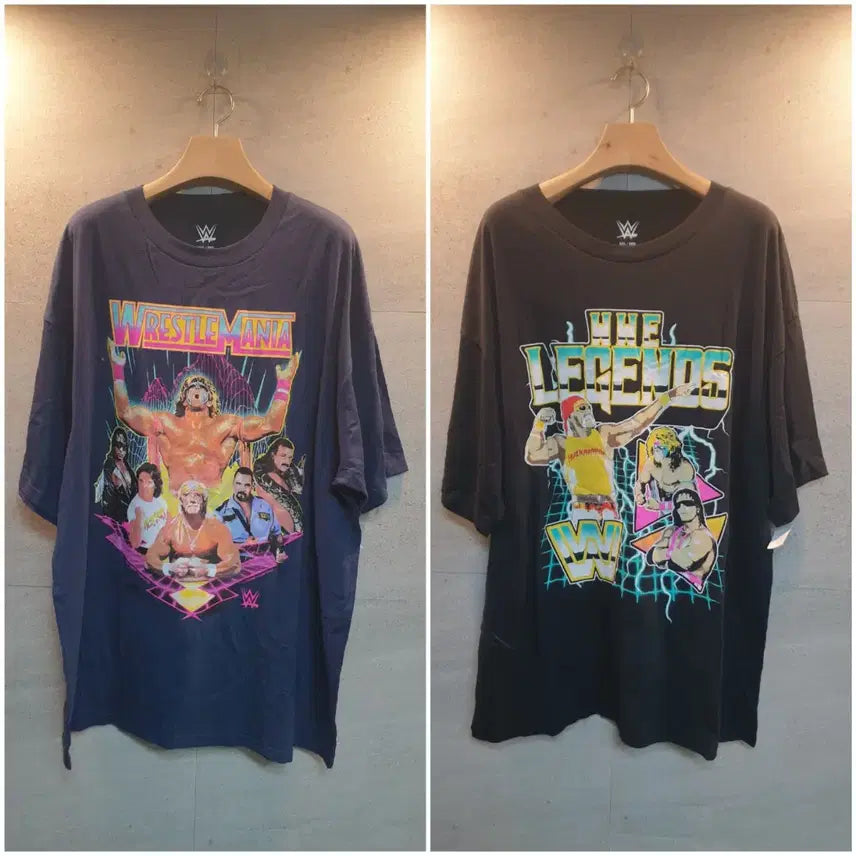 [BUNJANG] WWE Legends WrestleMania Official Merchandise T-Shirt / WWE 레전드. 레슬매니아. 정품 티셔츠.