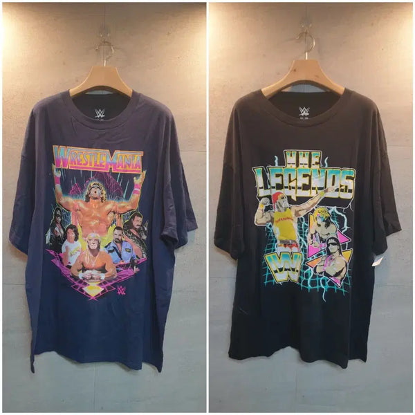 [BUNJANG] WWE Legends WrestleMania Official Merchandise T-Shirt / WWE 레전드. 레슬매니아. 정품 티셔츠.