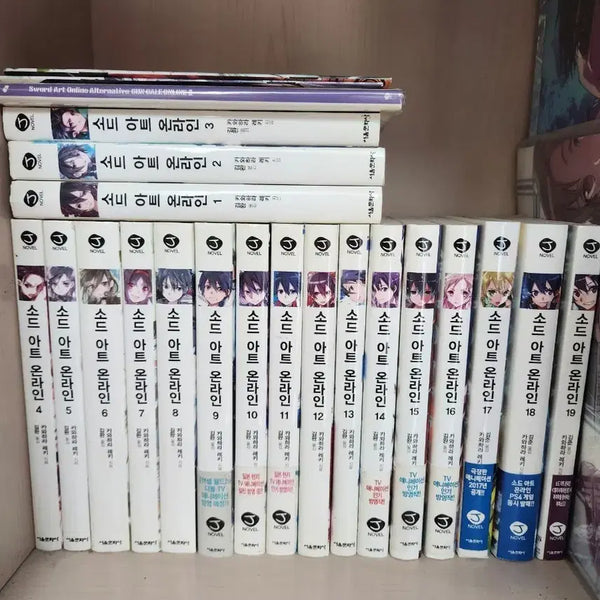 [BUNJANG] Sword Art Online Light Novel, Goods, POB, Artbook Bundle Set / 급처)소드아트 온라인 라노벨 + 굿즈+특전+화보집 일괄