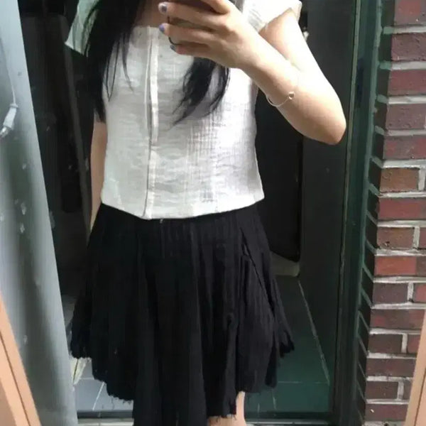 [BUNJANG] Our Cabinet Maple Skirt Mini Vintage / 아워캐비넷 메이플 스커트