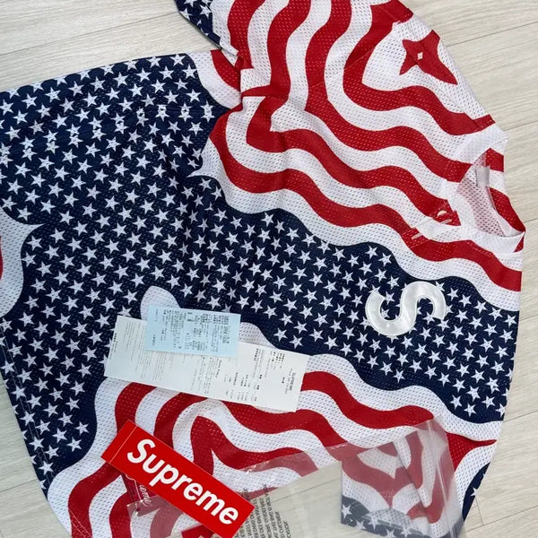 [BUNJANG] Supreme 26ss Henry Flag Baseball Hat / 슈프림 26ss 로고 베이스볼 헨리 플래그 뉴욕