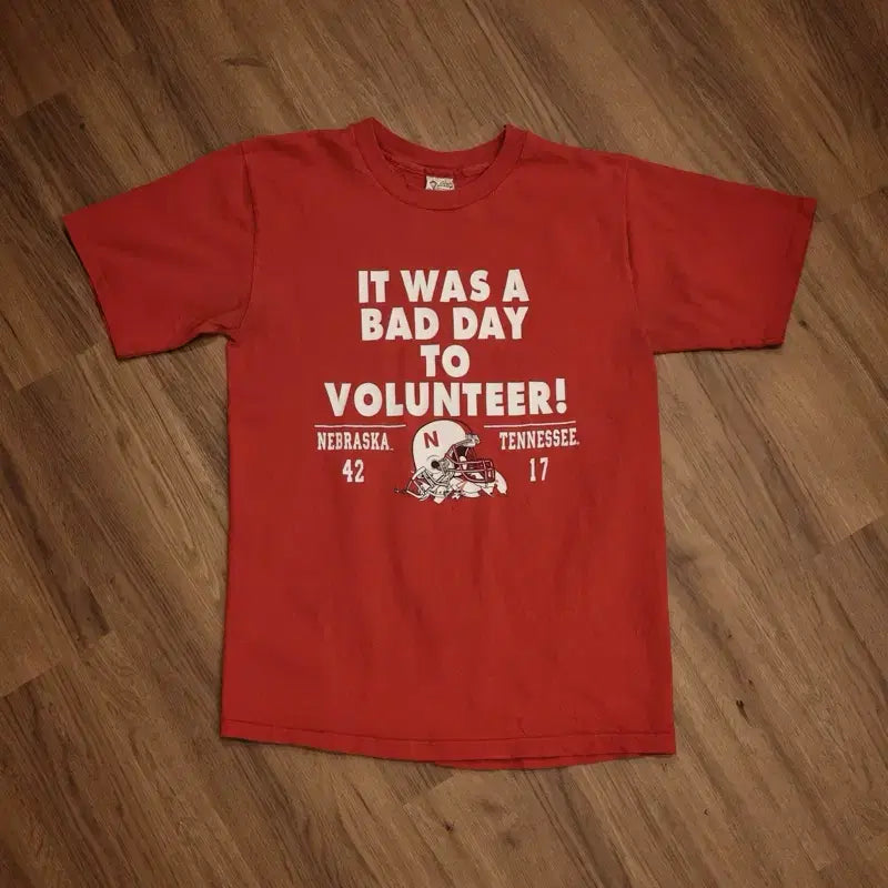 [BUNJANG] Vintage 90's Fiesta Bowl Graphic T-Shirt / 90년대 빈티지 티셔츠 레드 판매