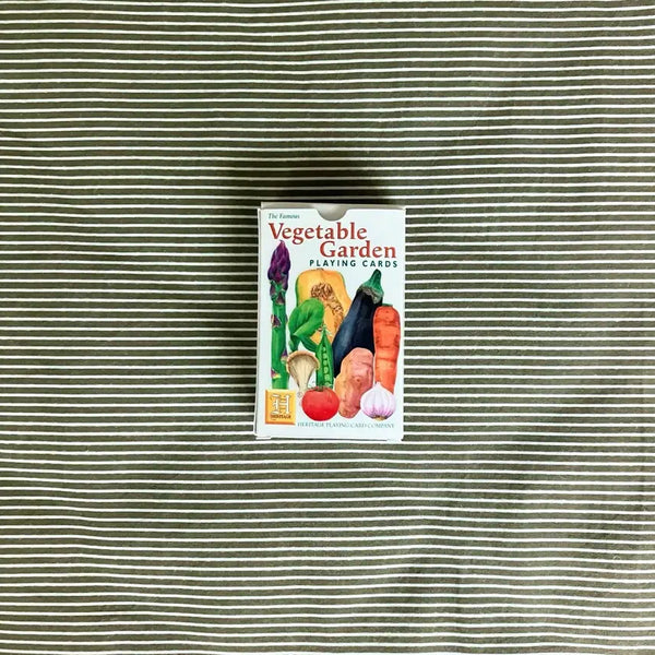 [BUNJANG] Vegetable Illustration Playing Cards / 채소 일러스트 플레잉 카드