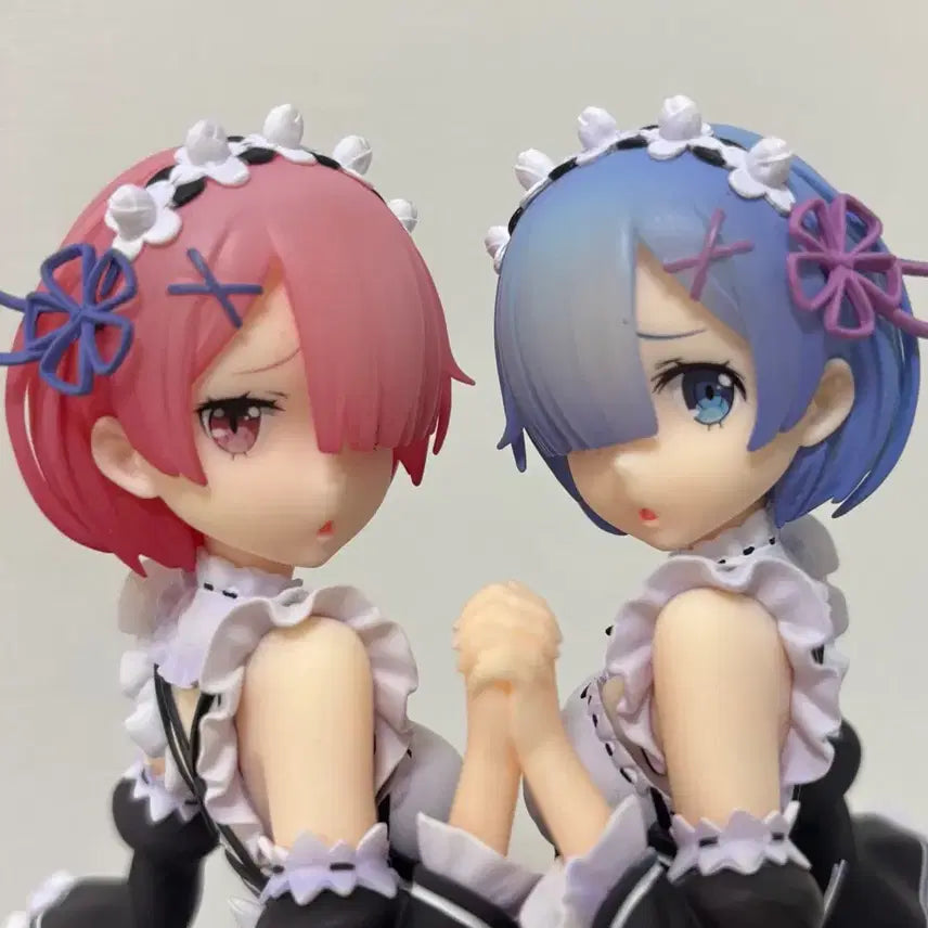 [BUNJANG] Re:Zero Rem & Ram Twins Ver. Figure / 리제로 피규어 소요쿠샤 렘 람 twins ver 렘 람 트윈즈 피규어