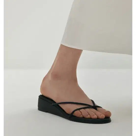 [BUNJANG] OL Seoul Wedge Sandals / OL웨지 샌달