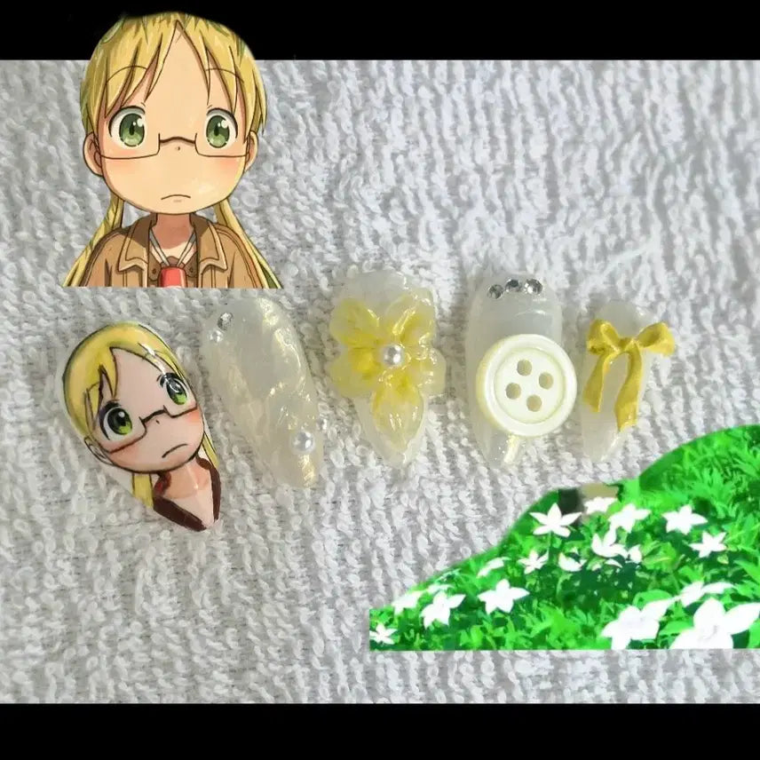 [BUNJANG] Made in Abyss Character Nail Tips / [Open Event]메이드인 어비스 네일|오타쿠네일|애니네일|캐릭터네일