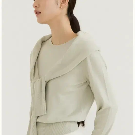 [BUNJANG] sie Lia Tencel Wool Round Knit / 시에 sie 리아 텐셀 울 라운드 니트