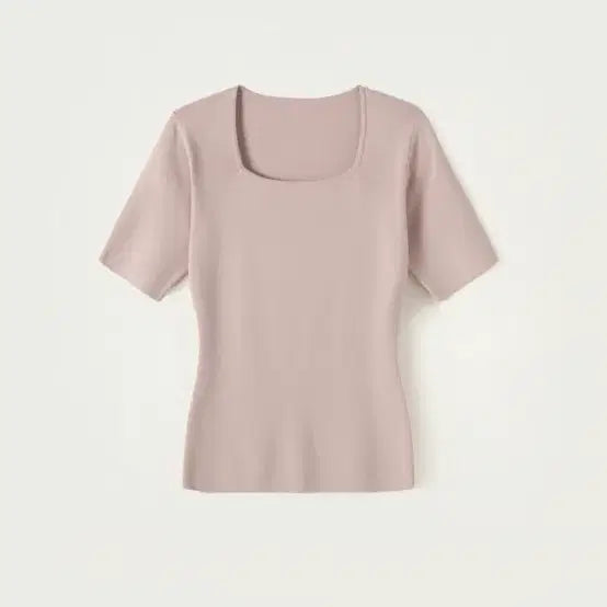 [BUNJANG] Sie Soft Square Neck Knit (Pale Lavender) / Sie 시에 소프트 스퀘어넥 니트 (페일 라벤더)
