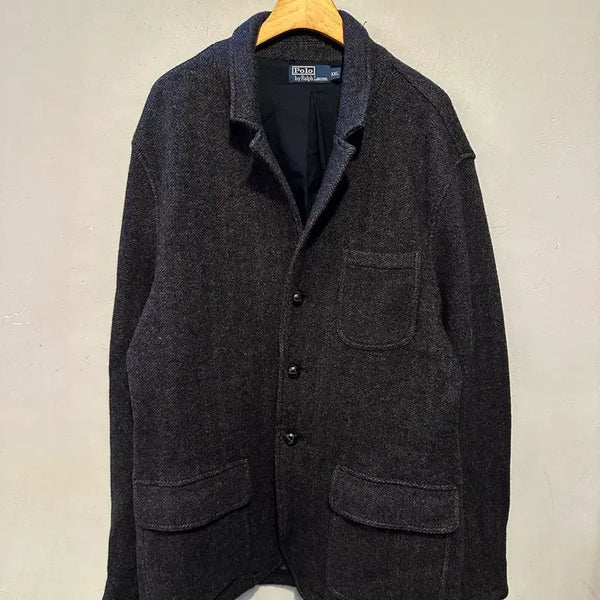 [BUNJANG] Polo Ralph Lauren Herringbone Wool Blazer / 폴로랄프로렌 정품 헤링본 울 블레이져