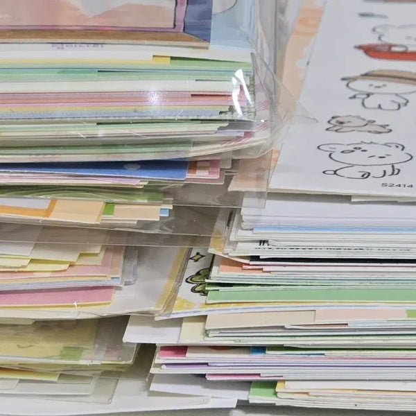 [BUNJANG] 70-Piece Sticker Set with Bonus Items / 다꾸 스티커 70장 처분 (덤 폭탄!!!)
