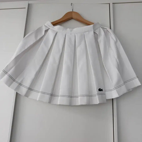 [BUNJANG] Lacoste Tennis Skirt White / 라코스테 테니스 스커트 화이트 34