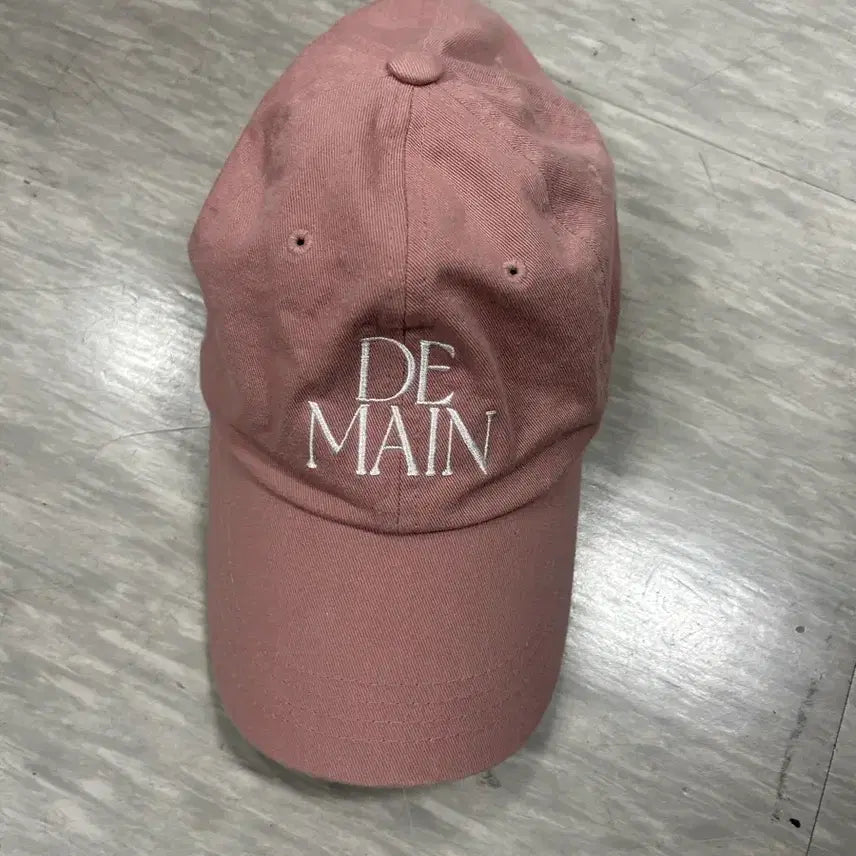 [BUNJANG] DE MAIN Pink Ball Cap / DE MAIN 볼캡 핑크