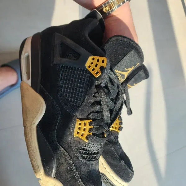 [BUNJANG] Air Jordan 4 Loyalty Black Gold / 에어조던4 로열티 270