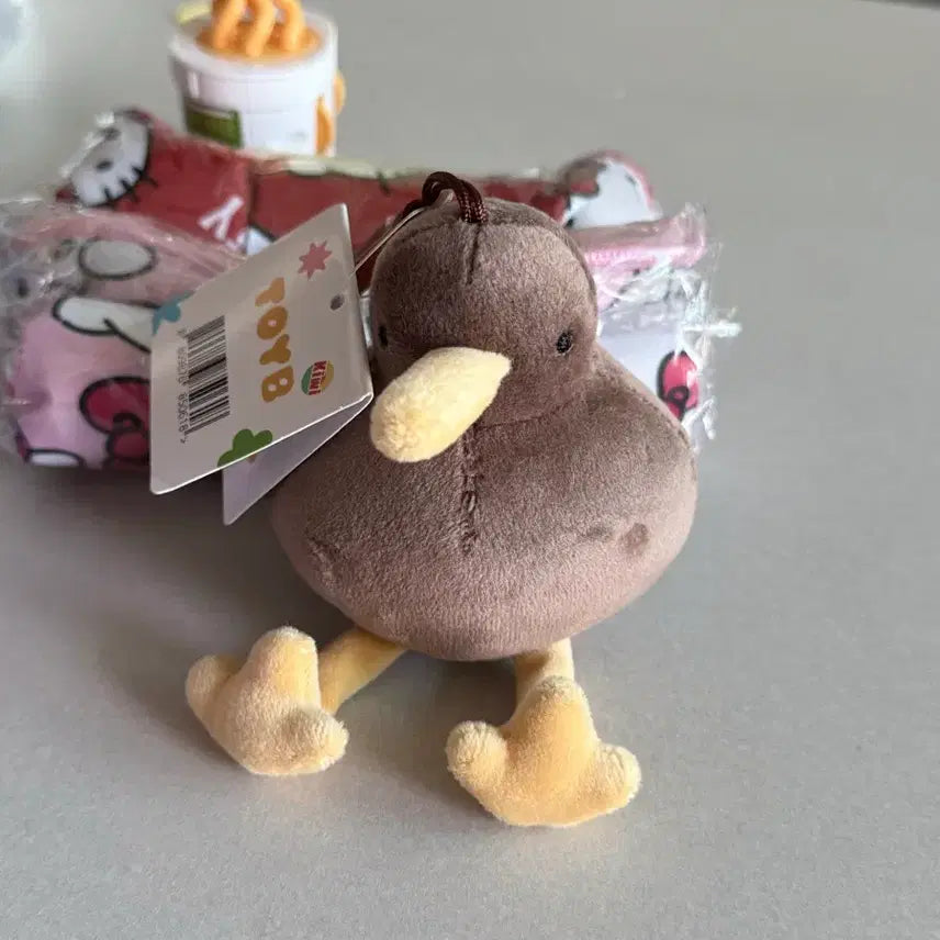 [BUNJANG] Kiwi Bird Keychain Plush / 신상)키위새 키링 인형