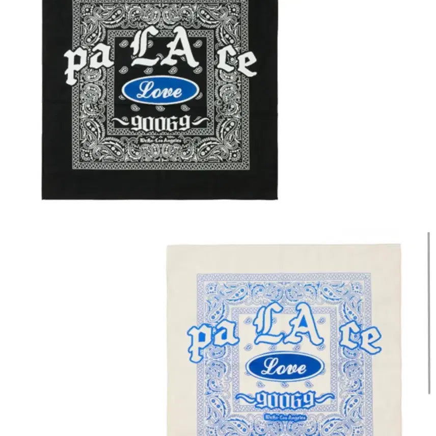 [BUNJANG] Palace Bandana Black / White / 팔라스 반다나 블랙 / 화이트