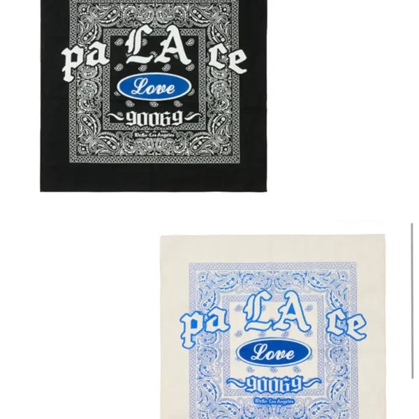 [BUNJANG] Palace Bandana Black / White / 팔라스 반다나 블랙 / 화이트