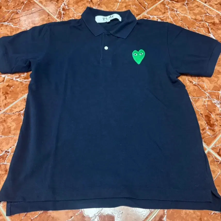 [BUNJANG] Comme des Garçons Navy Polo Shirt Size S / 꼼데가르송(일본구매 한국에 없음!!)