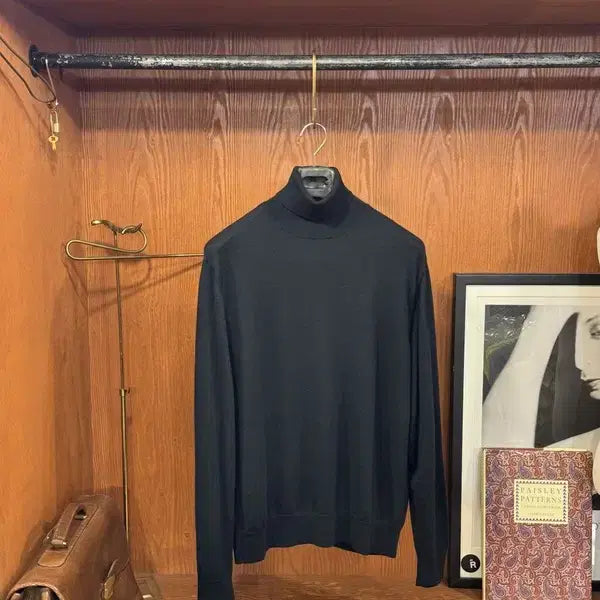 [BUNJANG] Ralph Lauren Purple Label Cashmere Turtleneck Sweater / 랄프로렌 퍼플라벨 캐시미어 터틀넥 105