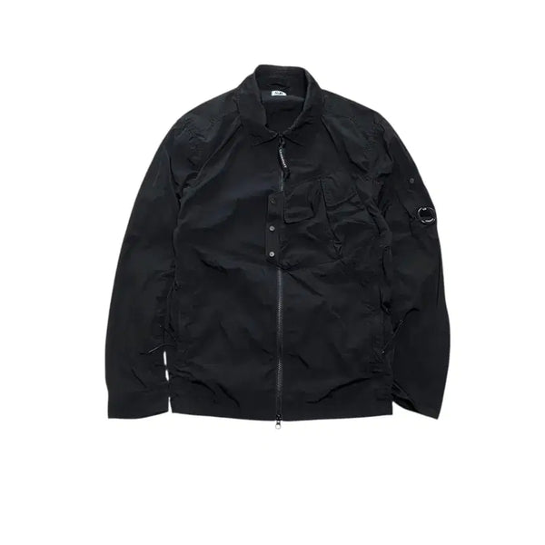 [BUNJANG] CP Company Nylon Pocket Shirt Jacket Black M / CP 컴퍼니 나일론 포켓셔츠 자켓 블랙 M