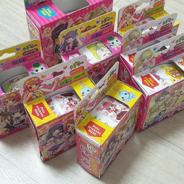 [BUNJANG] Little Prit Roll Stickers Bundle Set / 리틀프릿 롤스티커 일괄