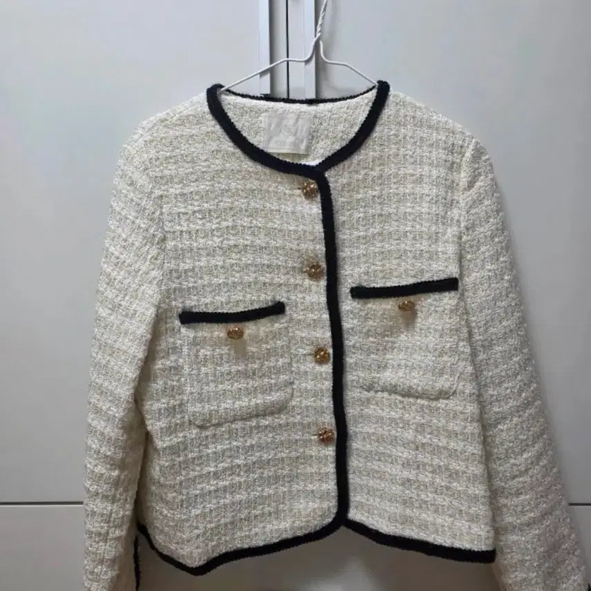[BUNJANG] Tweed Jacket Ivory / 트위드 자켓 아이보리