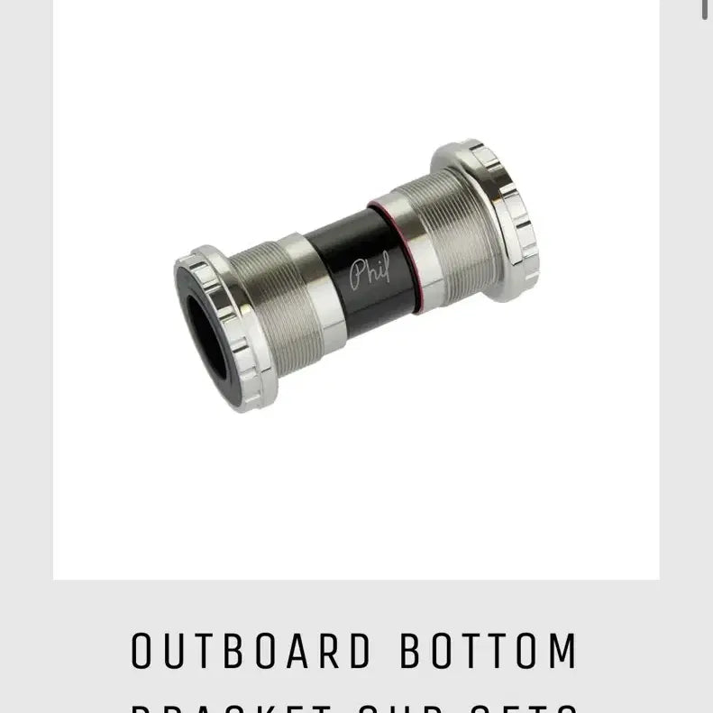 [BUNJANG] Philwood BB Black SRAM/GXP Bottom Bracket / 필우드 BB 블랙 색상 SRAM/GXP 규격 제품 판매합니다