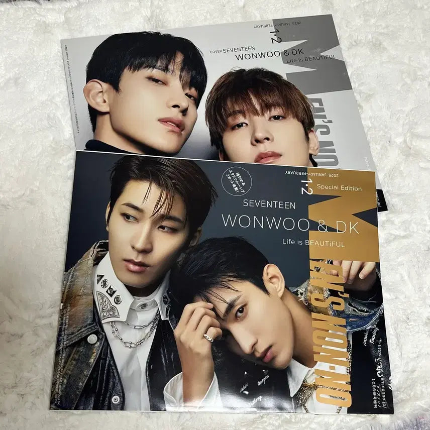 [BUNJANG] SEVENTEEN Men's Non-no Vol. 2 Bundle Japanese Magazine / 세븐틴 맨즈논노 2권 일괄 일본잡지 도겸 원우 svt