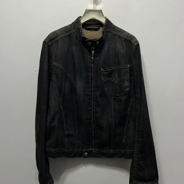 [BUNJANG] Levi's Denim Rider Jacket M / 리바이스 청자켓 데님 라이더자켓 M