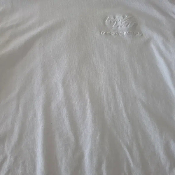 [BUNJANG] Juun.J Movement Logo Short Sleeve T-Shirt White / 준지 무브먼트 로고 반팔 티셔츠 화이트