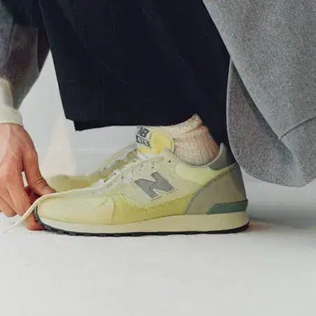 [BUNJANG] Auralee x New Balance 475 "Aloe Wash" "Peanut Butter" Sneakers / 오라리 X 뉴발란스 475 알로에 워시 비치넛 285사이즈