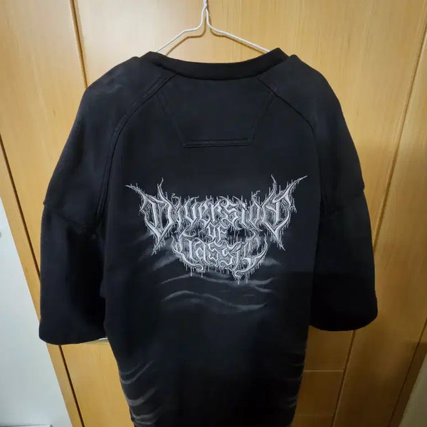 [BUNJANG] Juun.J Back Logo Embroidered Short Sleeve T-Shirt / 준지 백로고 자수 반팔 팝니다