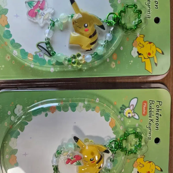 [BUNJANG] Pokemon Forest Pikachu Bubble Keychain / 포켓몬 포레스트 피카츄 버블 키링