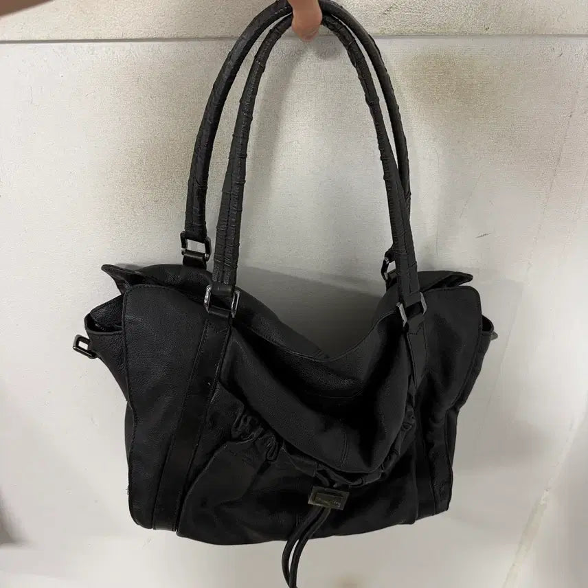 [BUNJANG] Burberry Leather Big Tote Bag / 버버리 가죽 빅 토트백