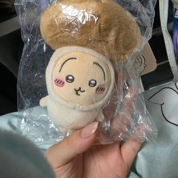 [BUNJANG] Chiikawa Mushroom Usagi Mascot Plush / 치이카와 버섯 우사기 마스코트 인형