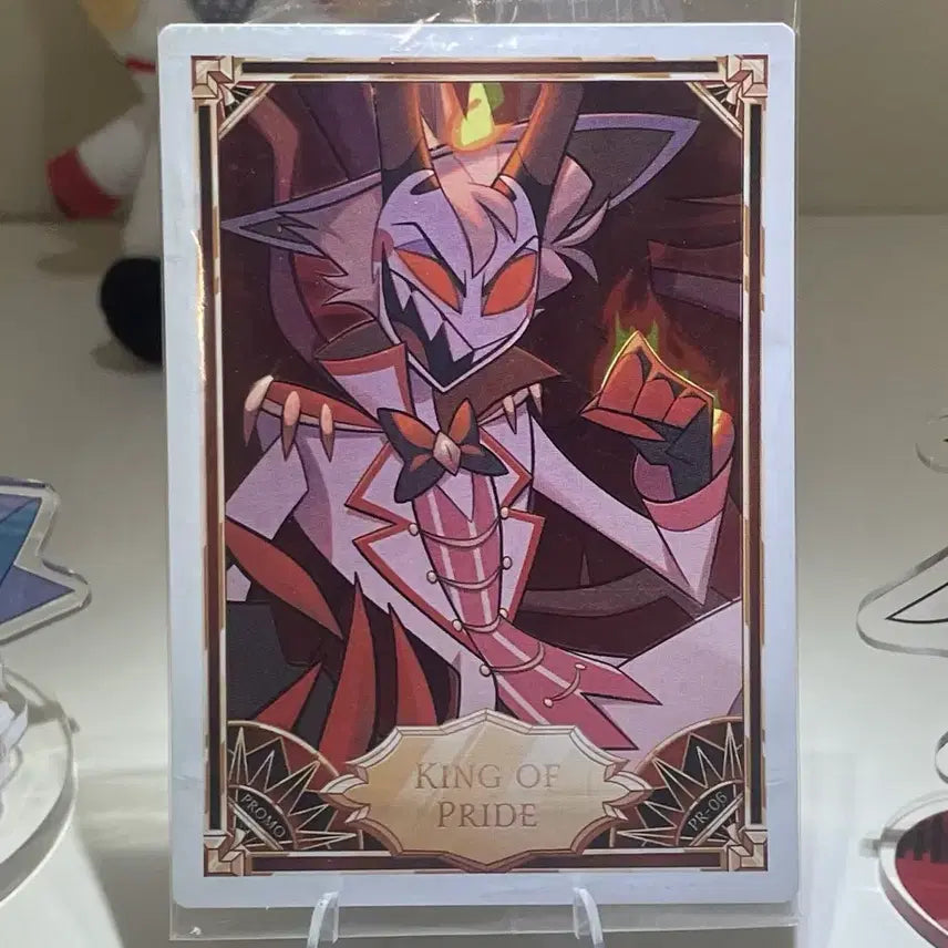 [BUNJANG] Hazbin Hotel Lucifer King of Pride Promo Card (Unsealed) / (~7/12까지 판매+할인 / 해즈빈호텔 루시퍼 미개봉 프로모 카드)