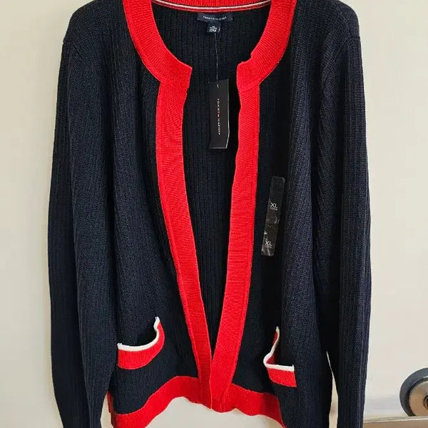 [BUNJANG] Tommy Hilfiger Open Cardigan Navy / 타미힐피거 오픈 가디건 새상품 (628