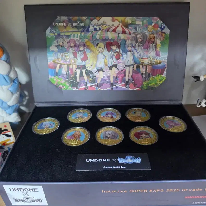 [BUNJANG] Hololive 2025 Super Expo Goods Poster & Coins Set / 홀로라이브 25년 엑스포 굿즈 판매합니다.