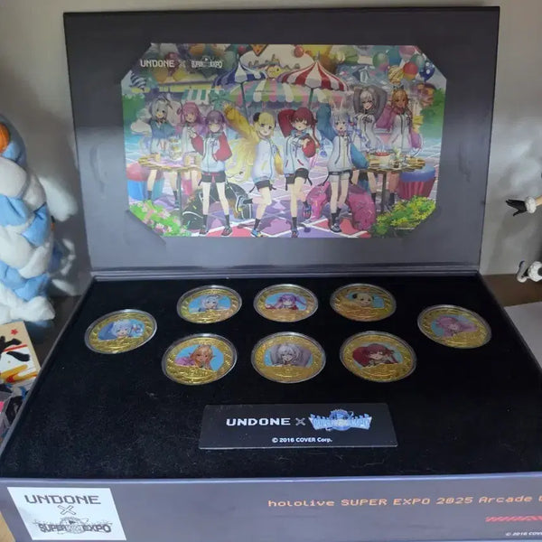 [BUNJANG] Hololive 2025 Super Expo Goods Poster & Coins Set / 홀로라이브 25년 엑스포 굿즈 판매합니다.
