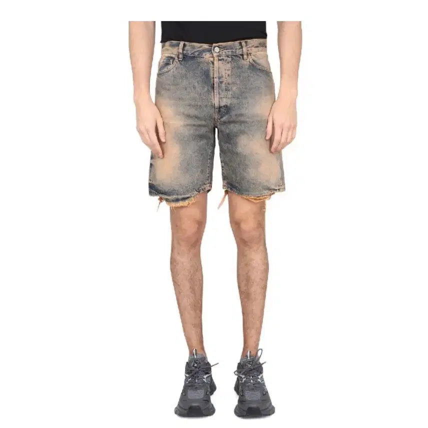 [BUNJANG] Aries Acid Wash Denim Shorts / Aries  에리즈 애시드 워시데님쇼츠