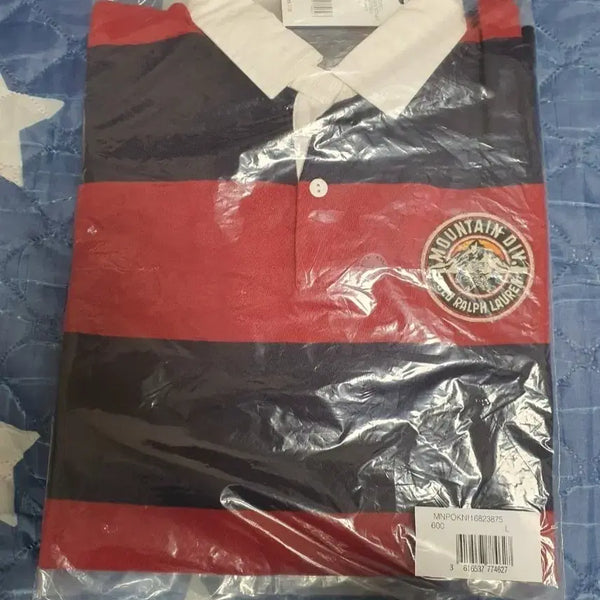 [BUNJANG] Polo Ralph Lauren Vintage Fit Striped Jersey Rugby Shirt L / 폴로 랄프 로렌 빈티지핏 스트라이프 저지 럭비 셔츠 L (새 제품)